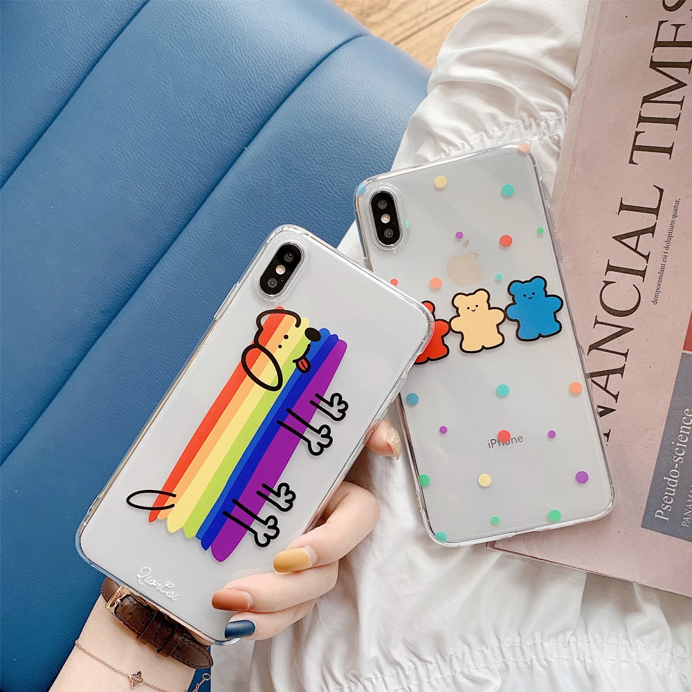 Мягкие прозрачные чехлы для телефонов iphone X XS Max XR 6 6S 7 8 Plus прозрачный силиконовый