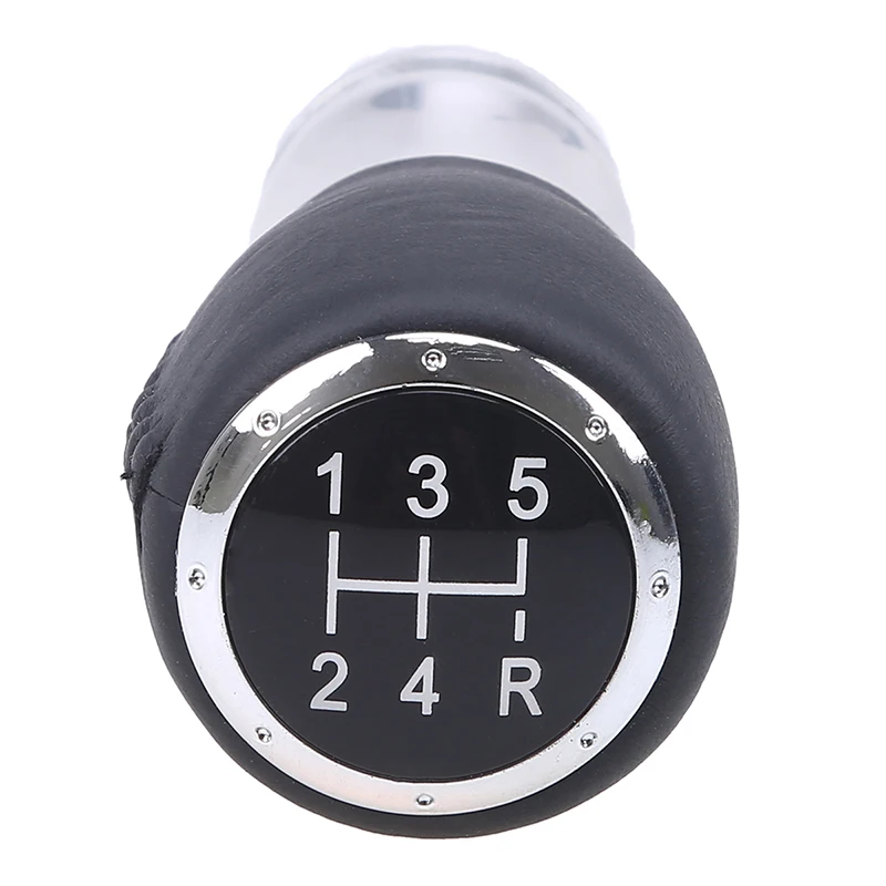 POSSBAY Universal Rojo Negro cosido cuero Car Gear Shift Knob Shifter palanca de transmisión Manual Pomello Cambio POSSBAY Universal Rojo Negro cosido cuero Car Gear Shift Knob Shifter palanca de transmisión Manual Pomello Cambio