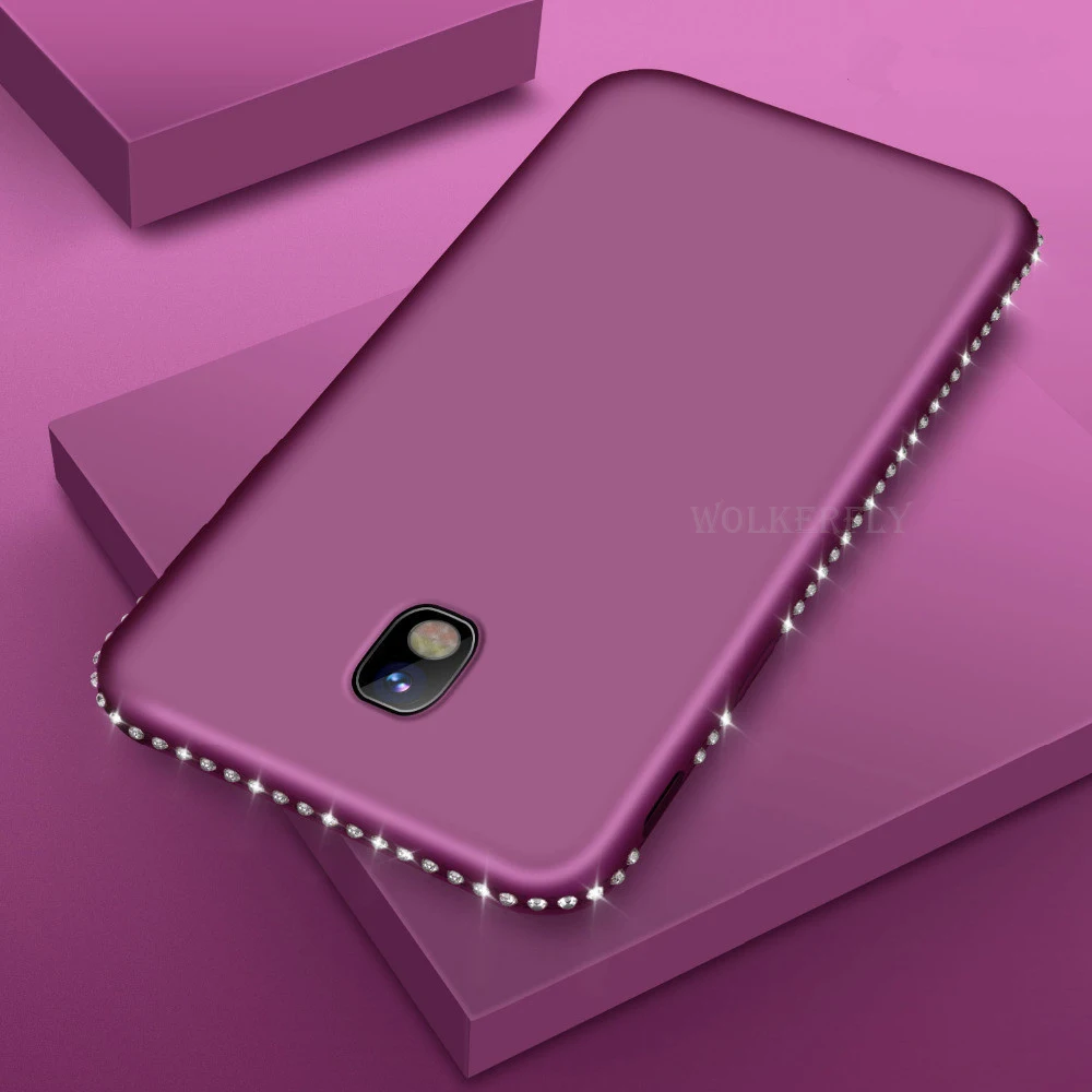 Мягкий TPU чехол для samsung Galaxy S9 S8 S10 плюс A8 A6 J8 J6 J4 A5 A7 A3 J5 J7 J3 S7 Edge Note 9 8 Bling Обложка