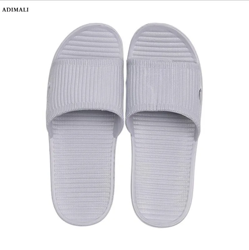 

women slippers Beach Sandals Bathroom Slippers Flag Mixed Colors Stripe Flat Soft Slides Indoor Slippers Man Casual Flip Flop