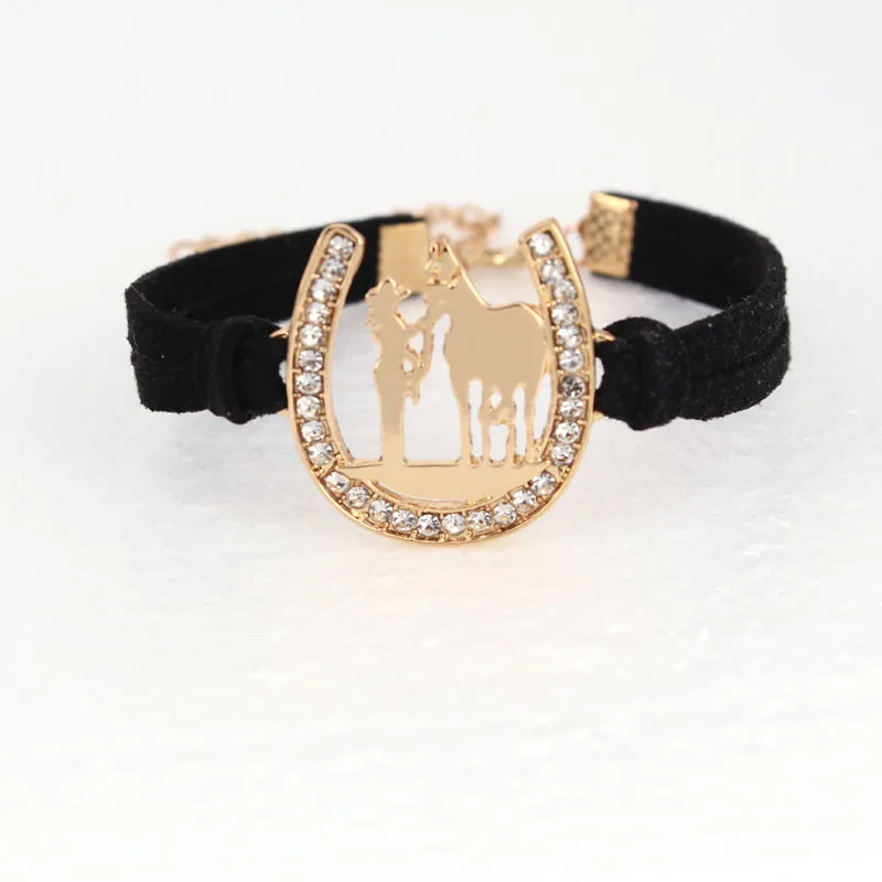 Браслеты hzew pretty girl and her horse в форме подковы|necklace horse|necklace necklacenecklace horseshoe |