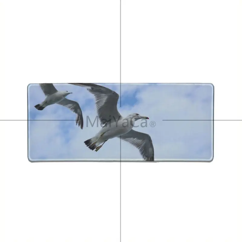 Maiyaca простой дизайн Чайка птица офисные мыши геймерский мягкий коврик для