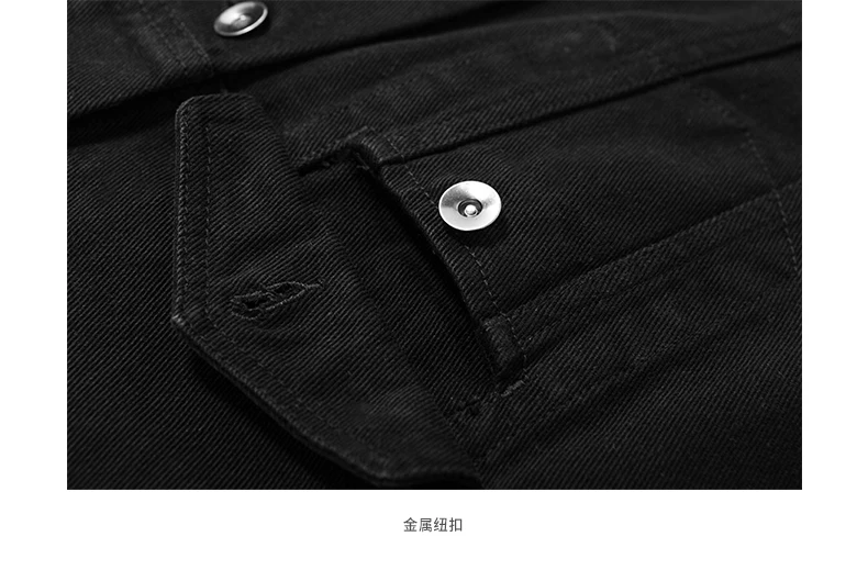 INFLATION A/F Коллекция Мужская Потертая джинсовая куртка мужская облегающая уличная хип-хоп винтажная куртка брендовая одежда 8755W
