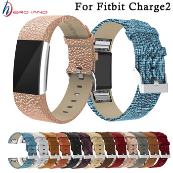 

Replacement Band For Fitbit Charge 2 Heart Rate Wristband Bracelet Softness Belt Genuine Leather Strap For Fitbit Charge 2
