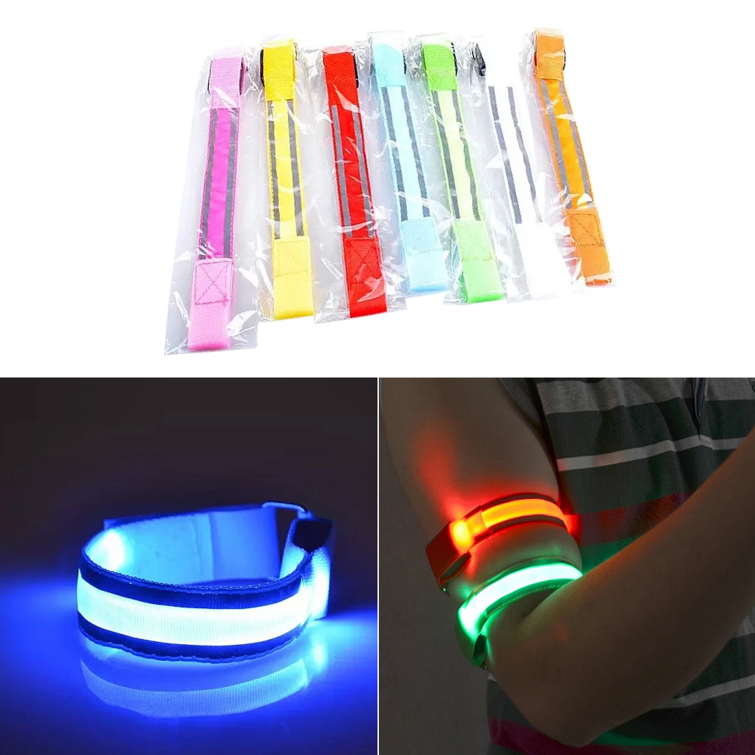 Cheap Armband LED Lights Running Cycling Jogging Walking Safety led light electric scooter 0