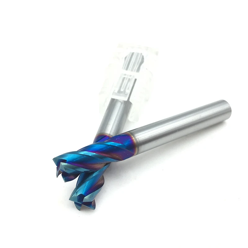 10mm HRC45 4 flute L=75//100//150MM Carbide End Mills milling cutter CNC machine