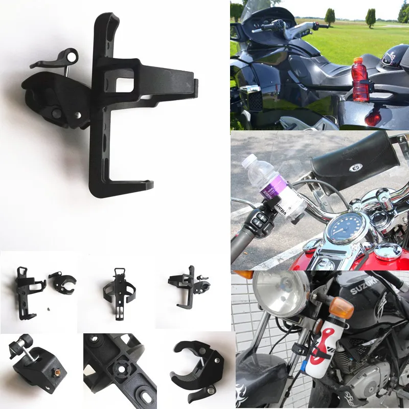 Universal Motorcycle Bike Drink Cup Holder Beverage Water Bottle For honda BMW Harley suzuki