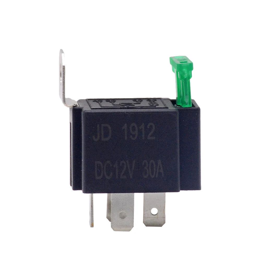 12V 4 Pin 30A Fused Relay With Bracket 12 Volt Normally Open On/Of Cw 