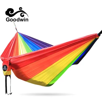 

Anti mosquito nets mesh with outdoor hammock camping field portable double hammock camping swing
