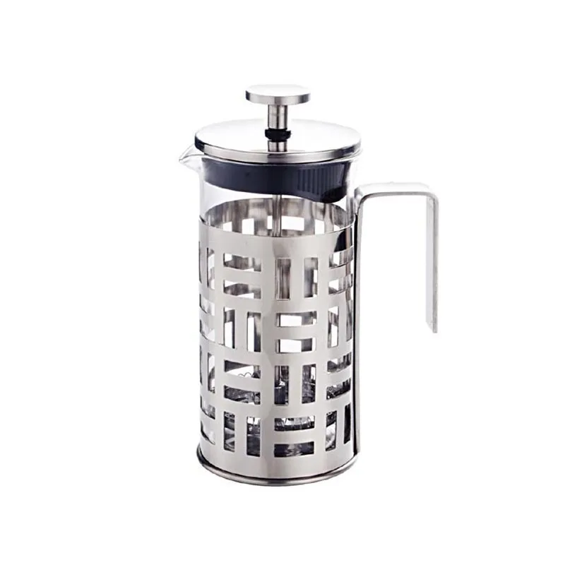 New Grid French Coffee Press Pot Coffee Plunger Tea Infuser Maker with