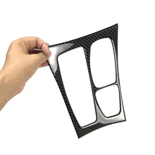 Углеродного волокна Шестерни Цельнокройное Панель обрезки Стикеры декоративные покрытия для BMW E70 X5 E71 X6 Шестерни сдвижная наклейка