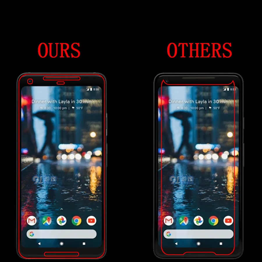 Для Google Pixel 2 XL 3D изогнутая мягкая ТПУ полное покрытие протектор переднего экрана