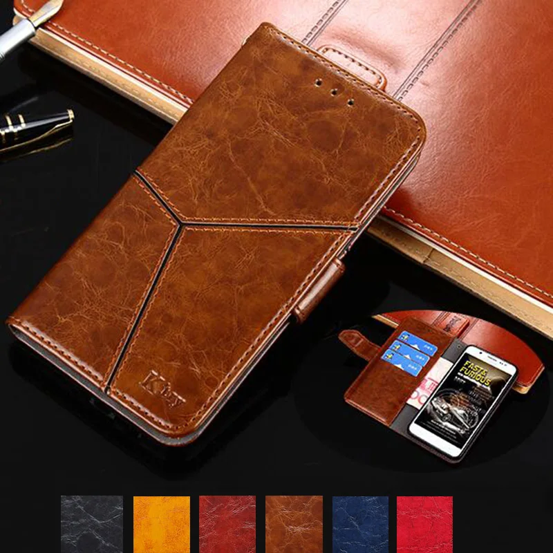 

YeLun For Vkworld S8 Case Hight Quality Luxury Geometric patterns Flip Leather Stand Case For Vkworld Mix Plus With Card Holder