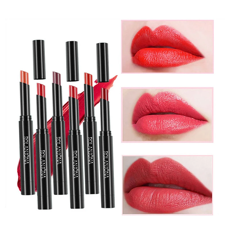 

New Brand 8 Colors Matte Lipstick For Red Lips Makeup Waterproof Long Lasting Moisturizing Velvet Lip Stick Sexy Nude Cosmetics
