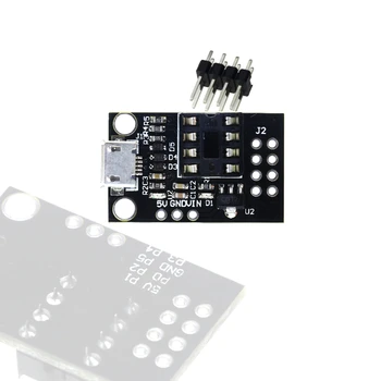 

Micro USB Chip Pluggable Development Programming Bare ATtiny13A/ATtiny25 /ATtiny45/ATtiny85