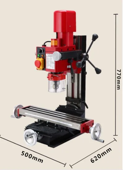 Мини-фрезерный станок Многофункциональный сверлильный станок металлический резной станок платформа сверлильный мини токарный станок деревообрабатывающая промышленность 750 Вт