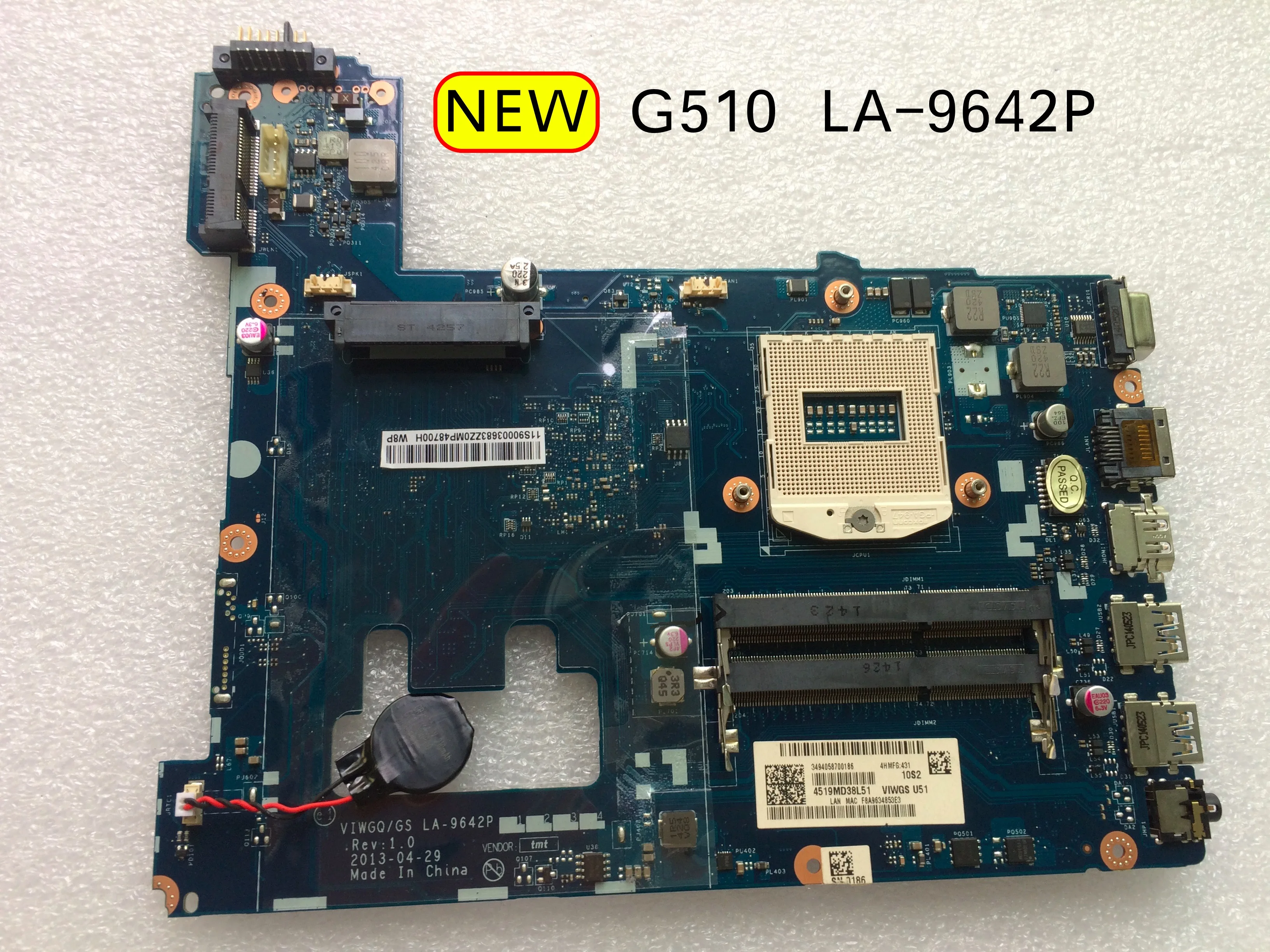LA-9642P G510 اللوحة 90003683 HM86 لينوفو G510 اللوحة المحمول VIWGQ/GS LA-9642P اختبار العمل