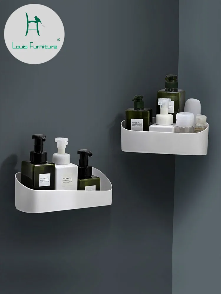 

Rack No Hole Bathroom Bathroom Rack Wall Hanger Washroom Washroom Single Floor Corner Holder