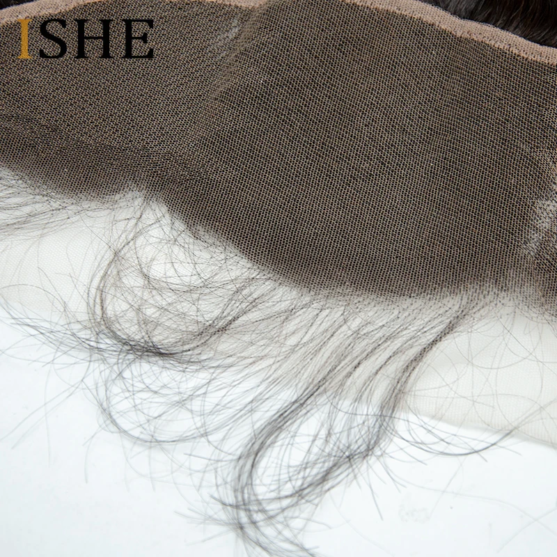 Невидимые HD прозрачные кружевные фронтальные объемные волнистые бразильские волосы remy 13X4 фронтальная кружевная застежка с детскими волосами