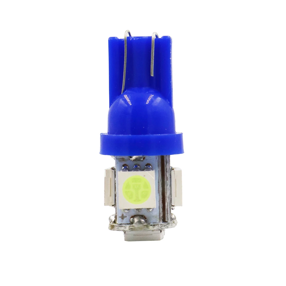 YSY 200 шт T10 синий красный белый интерьер светодиодные 5SMD 5050 авто Led194 168 W5W