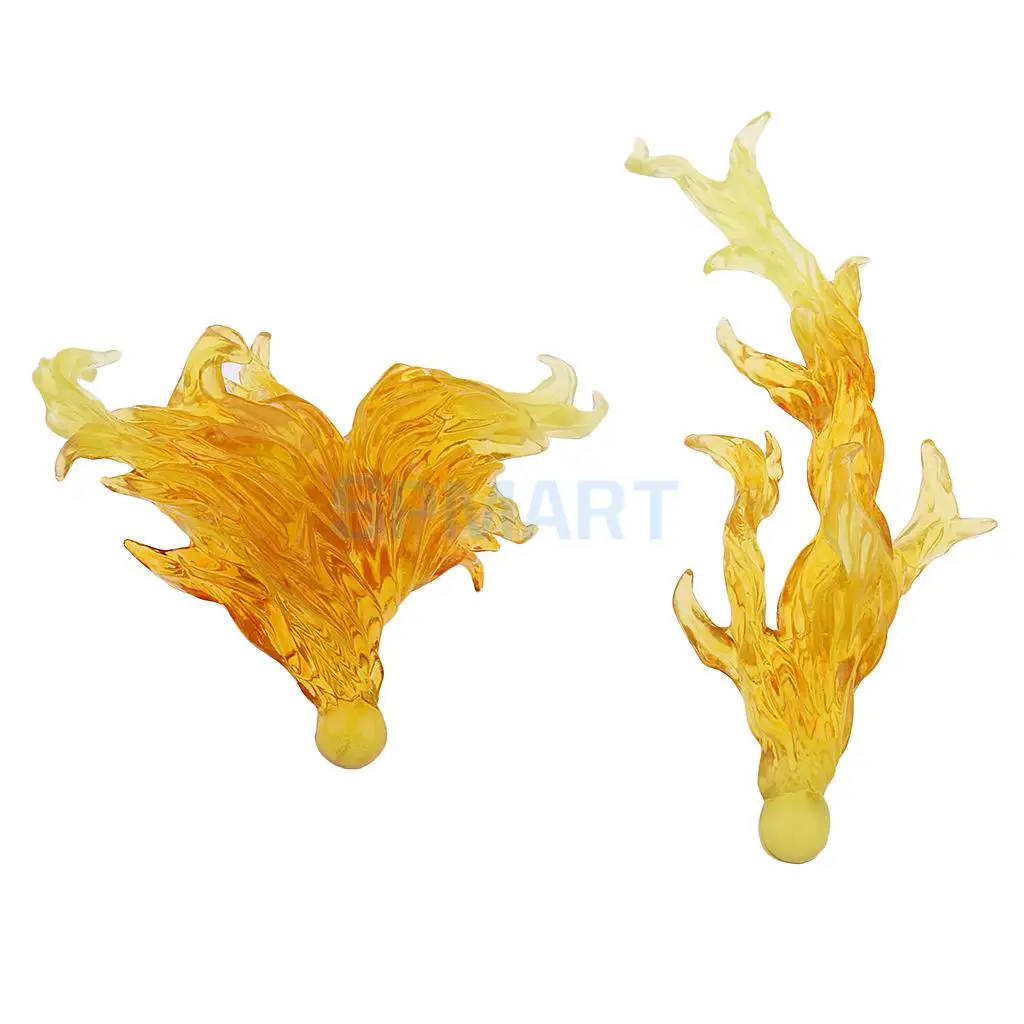 DIY Burning Flame Effect Action Figure Display Stand Support Holder for Gundam Bandai Saint Seiya