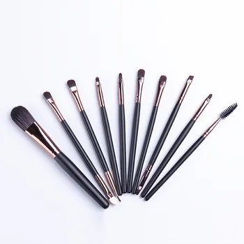 

New 10pcs Makeup Brushes Set Maquillaje Foundation Eyeshadow Eyebrown Powder Eyelash Makeup Brush Tools Kit Synthetic Hair