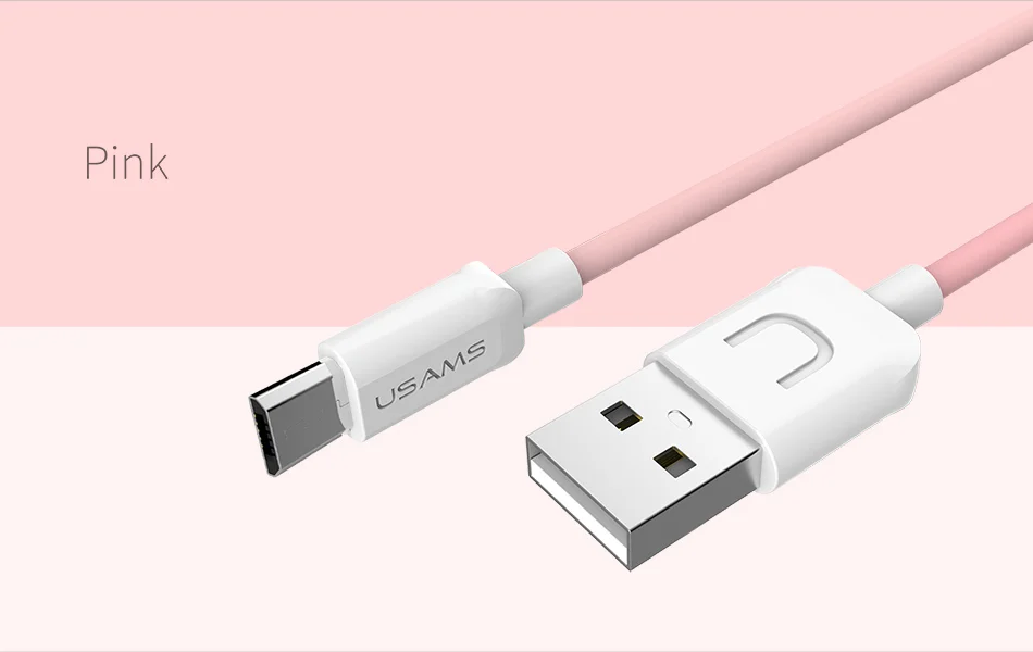 Micro USB кабель USAMS кабель для синхронизации данных и зарядки для samsung, кабель для мобильного телефона, USB кабель для зарядки Xiaomi, huawei, LG, microusb