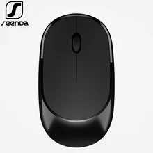 SeenDa 2,4G Бесшумная беспроводная мышь для компьютера, ноутбука, путешествий, мини Бесшумная ультра тонкая мышь для ноутбука, ПК, настольного компьютера, Mause