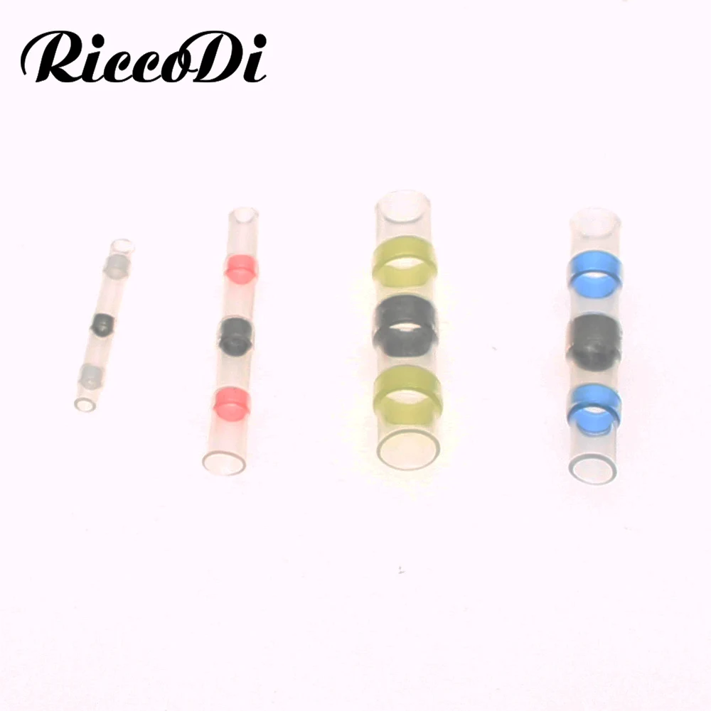 10/20/50PCS Pressure-free Waterproof Solder Ring Heat-shrinkable Wire Intermediate Connector Wiring Connection Teminal