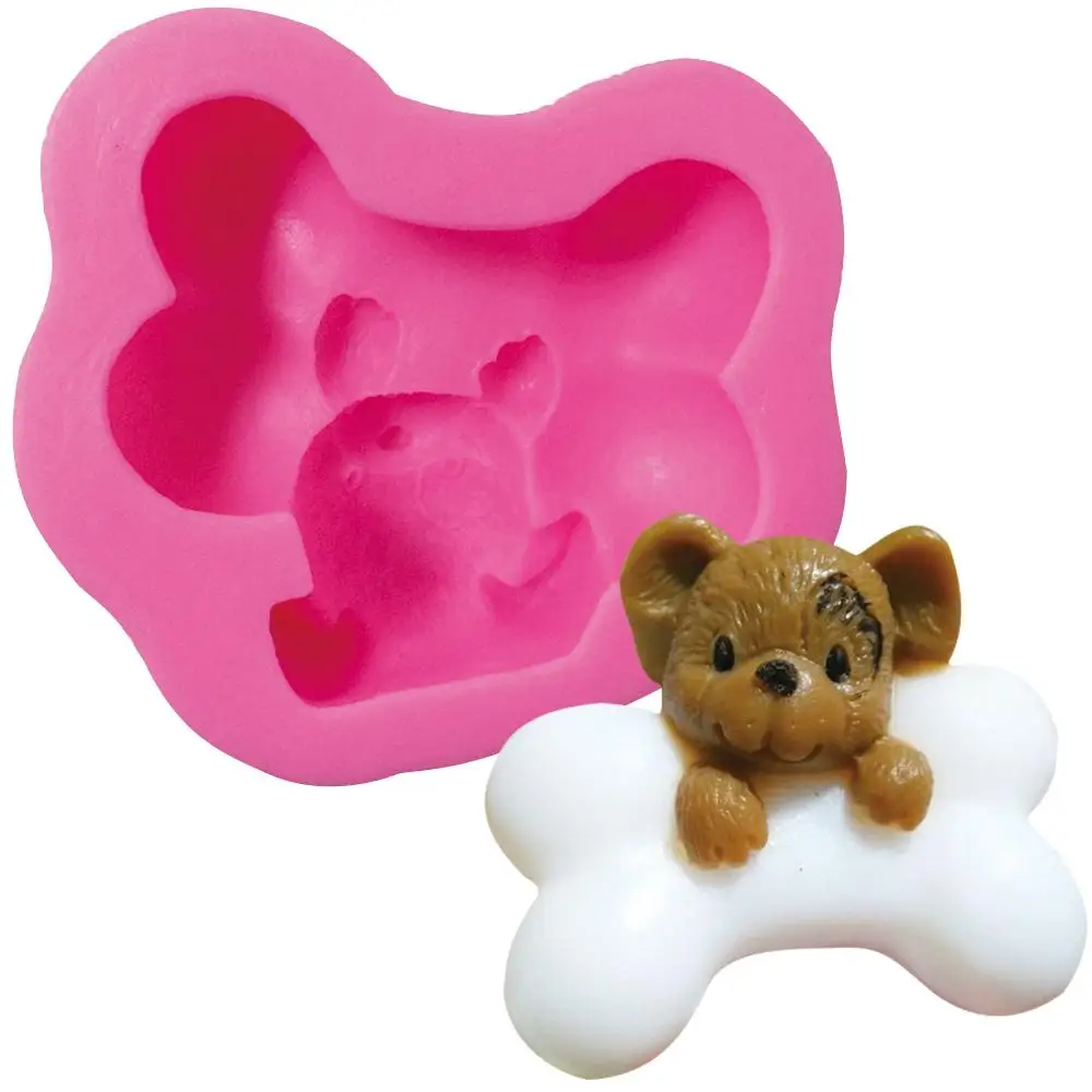 Baking mats dog bone silicone DIY candy jelly cupcake chocolate bakeware 1pc eco-friendly Baking mats dog bone silicone DIY candy jelly cupcake chocolate bakeware 1pc eco-friendly