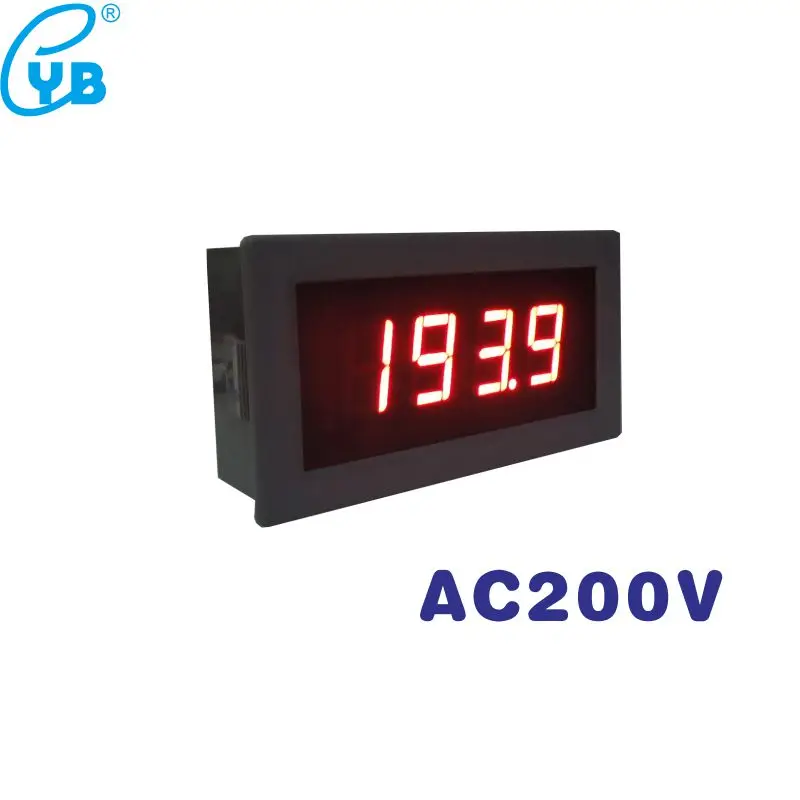 Цифровой вольтметр 200 В переменного тока 0 56 дюйма светодиодный 4 провода 5 12 24