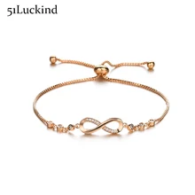 Роскошный браслет бесконечности с кристаллами золотого и серебряного цвета, Теннисный браслет для женщин и девочек, ювелирные украшения для свадебной вечеринки, Bijoux Femme