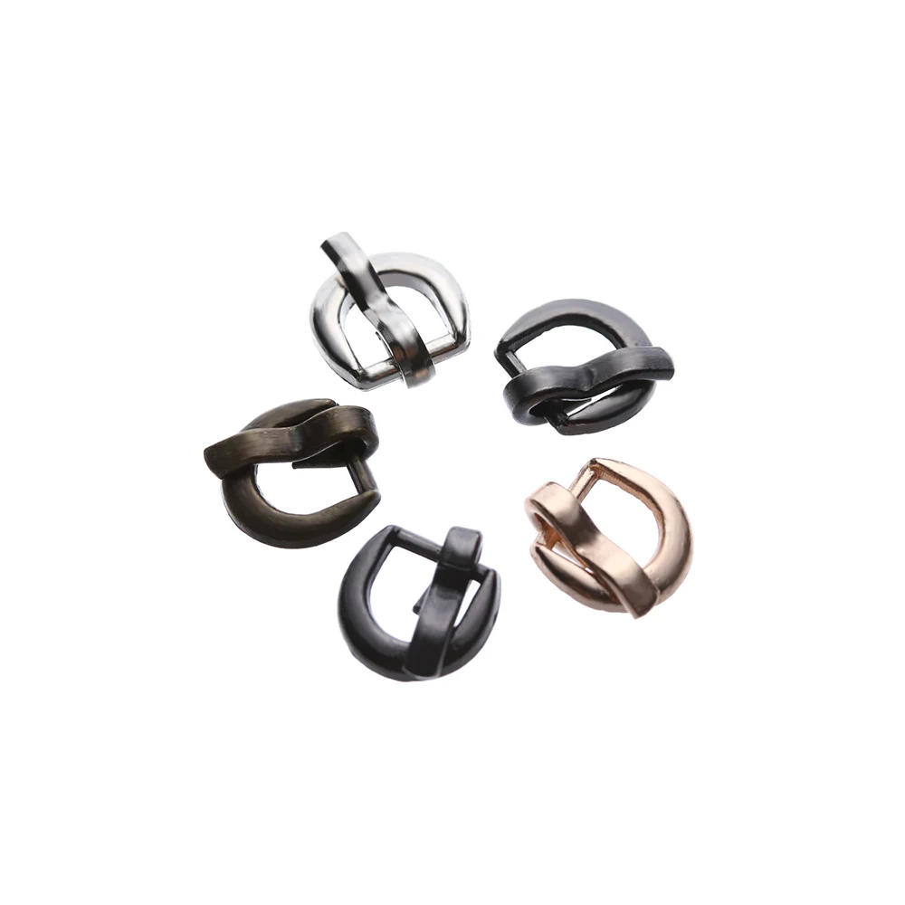 Mini Ultra-small Tri-glide Buckle Belt Buckle doll clothes accessories plush doll accessories For Doll Bag Buckles DIY Doll Shoes Clothes Sewing Accessories 6PCS 7*8MM