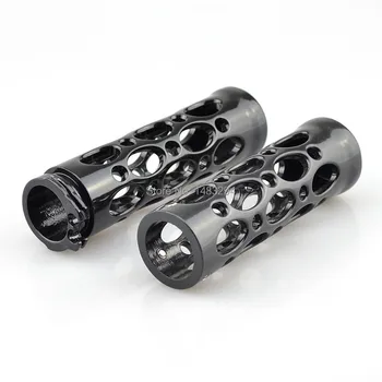 

1" Inch 25MM Motor Black Handlebar HAND GRIPS Fits For Harley Davidson Cruiser Chopper Honda