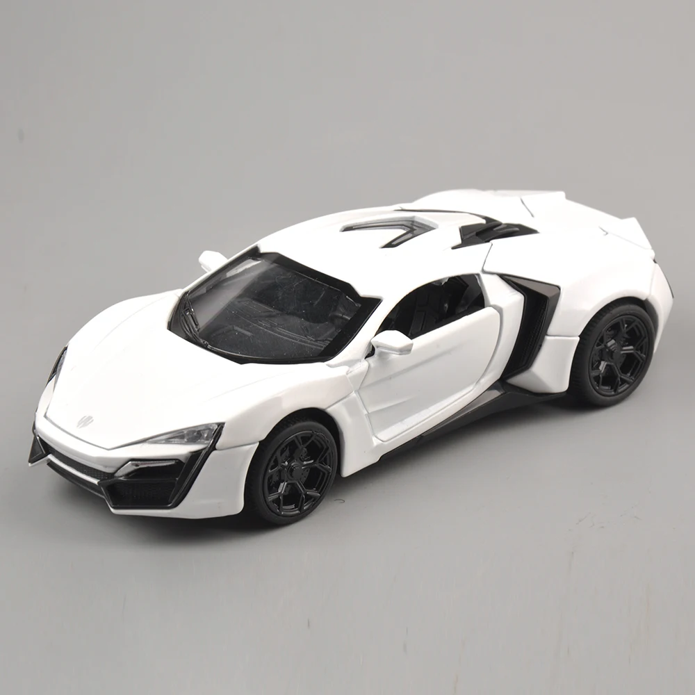 Collectible Model Car Toys 1/32 Scale Alloy Lykan Hypersport Fast and
