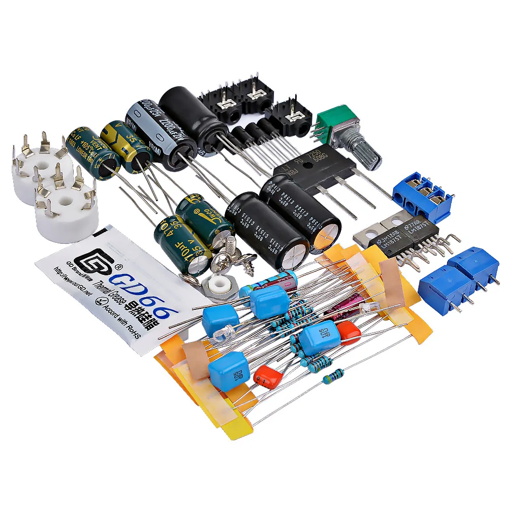 AIYIMA 6J1 Tube Preamplifier Audio Board LM1875T Power Amplifier Board 30W Preamp Bile Buffer Headphones Amplifier AMP DIY Kits