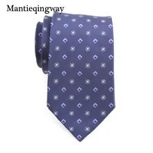 Mantieqingway для мужчин бизнес 8 см Галстук Полиэстер Модные Дизайнеры Nekwear Цветочные Галстуки для мужчин повседневные Gravata Свадебные Corbatas