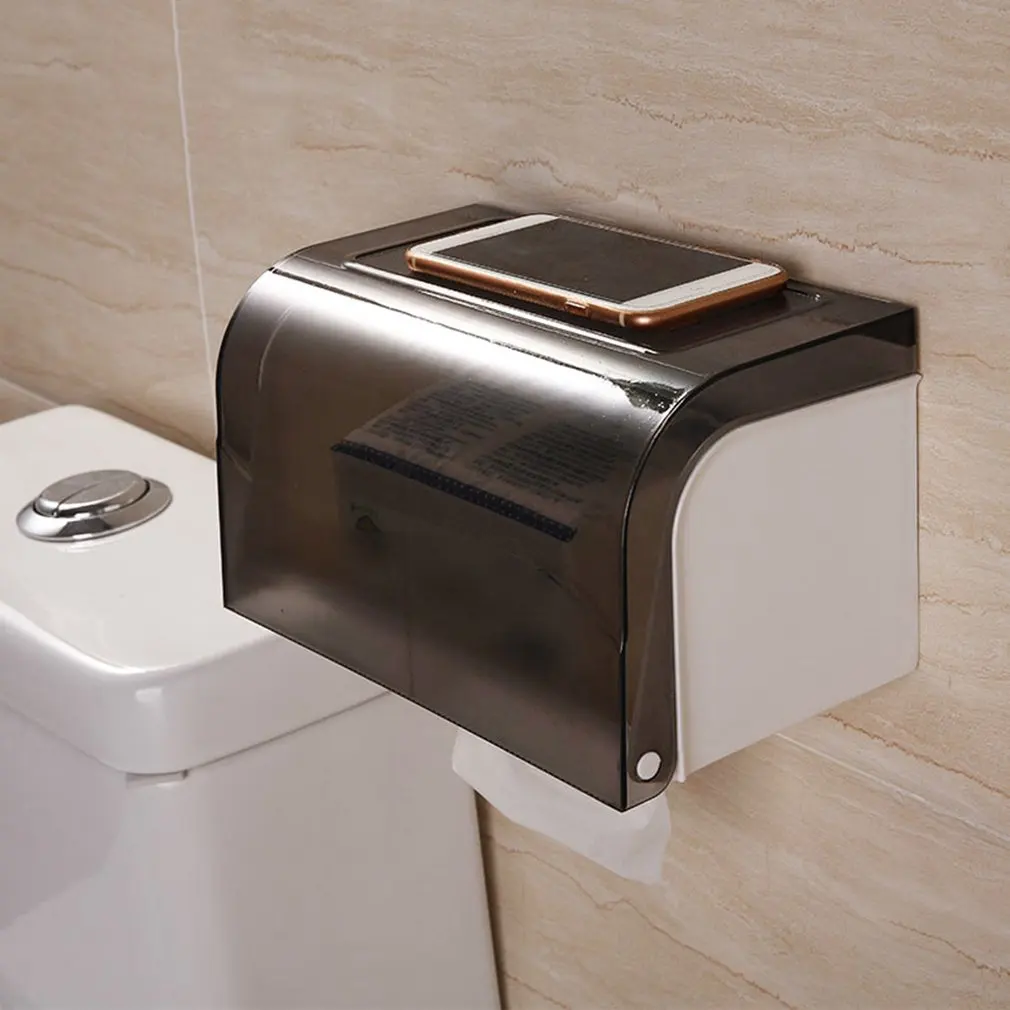 Бесшовные стикеры могут быть помещены водонепроницаемый рулонный держатель туалет коробка для салфеток для туалета Бесплатная Дырокол