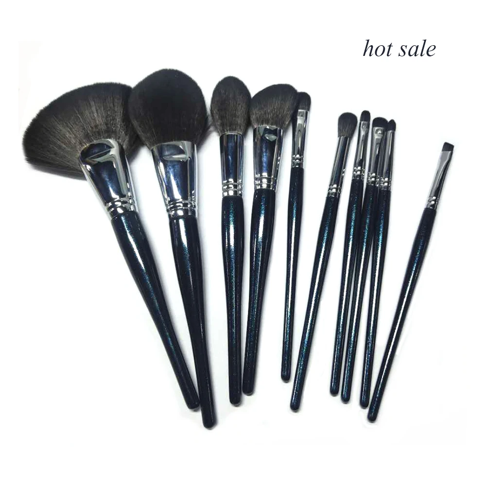 

10Pcs Makeup Brushes Set Face Foundation Powder Blush Eye Shadow Lip Blending Brush Soft Synthetic Hair Make up Brushes Set 47