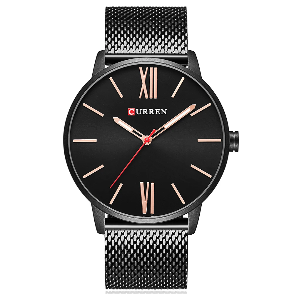 Curren Mens Watches Top Brand Luxury Gold Stainless Steel Men Quartz Watch Fashion Business Male Wristwatches Relogio Masculino 2016 julius mens watches top brand luxury stainless steel mesh band gold watch man business quartz watch male relogio masculino