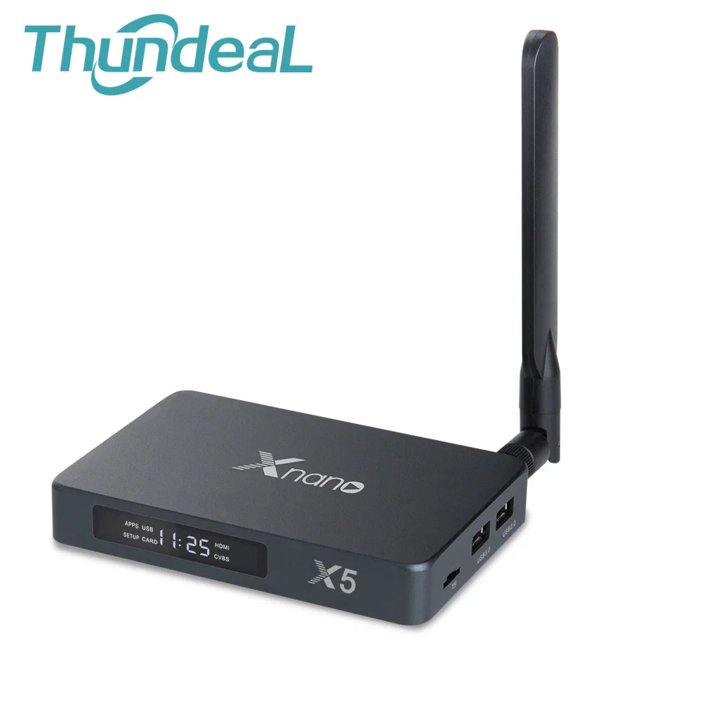 Android 6 0 WI FI 4 K ТВ Декодер каналов кабельного телевидения Xnano X5 для приставки Smart