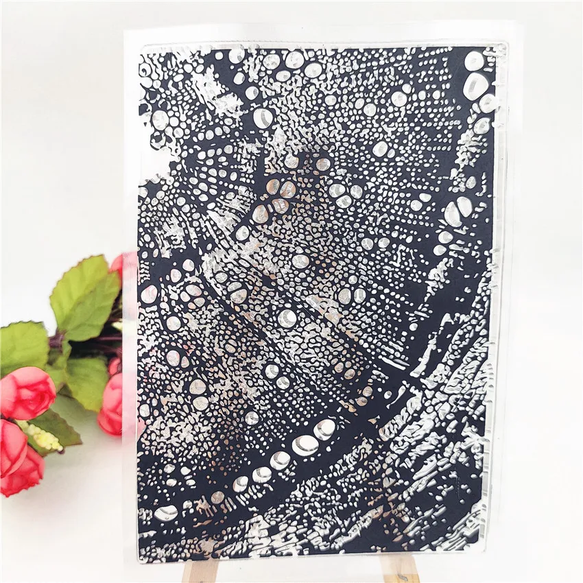 

JC Clear Rubber Stamps for Scrapbooking Microscopic World Silicone Seals Craft Stencil Album Stamps Paper Card Making Template