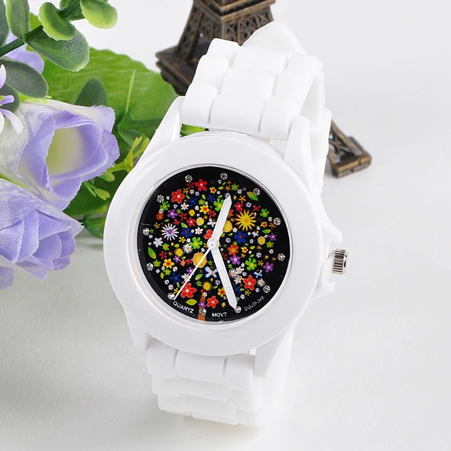 New Fashion Silicone Rubber Jelly Gel Quartz Analog Sports Women Ladies Wrist Wa New Fashion Silicone Rubber Jelly Gel Quartz Analog Sports Women Ladies Wrist Wa