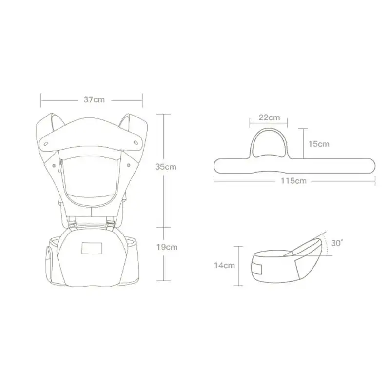 Переноска для младенца предотвращает o-образные ноги эргономичный хипсет-кенгуру Рюкзак группа хипсетов Дети младенческой бедра сиденье