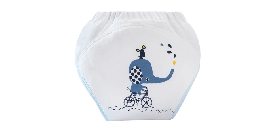 Calças de Treinamento do Bebê à Prova Iyeal Algodão Reutilizável Shorts Infantis Roupa Interior Pano Fralda Fraldas Dwaterproof Água Potty Treinamento Calças 6 Pçs 10 High Quality Mamãe e Bebê