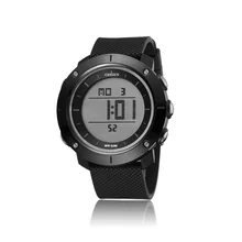 OHSEN Брендовые мужские женские цифровые часы с будильником недели даты Blacklight силиконовые наручные часы хороший подарок черный