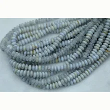 Со скидкой фиолетовый агат голубой кружевной Агат Rondelle свободные каменные бусины подходят для ювелирных изделий DIY ожерелья или браслеты 1" 03296