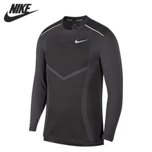 Новое поступление NIKE как M NK TECHKNIT ультра v-образной КРЕПЕЖНОЙ ПЛАСТИНОЙ LS Для Мужчин's футболки спортивная одежда с длинными рукавами