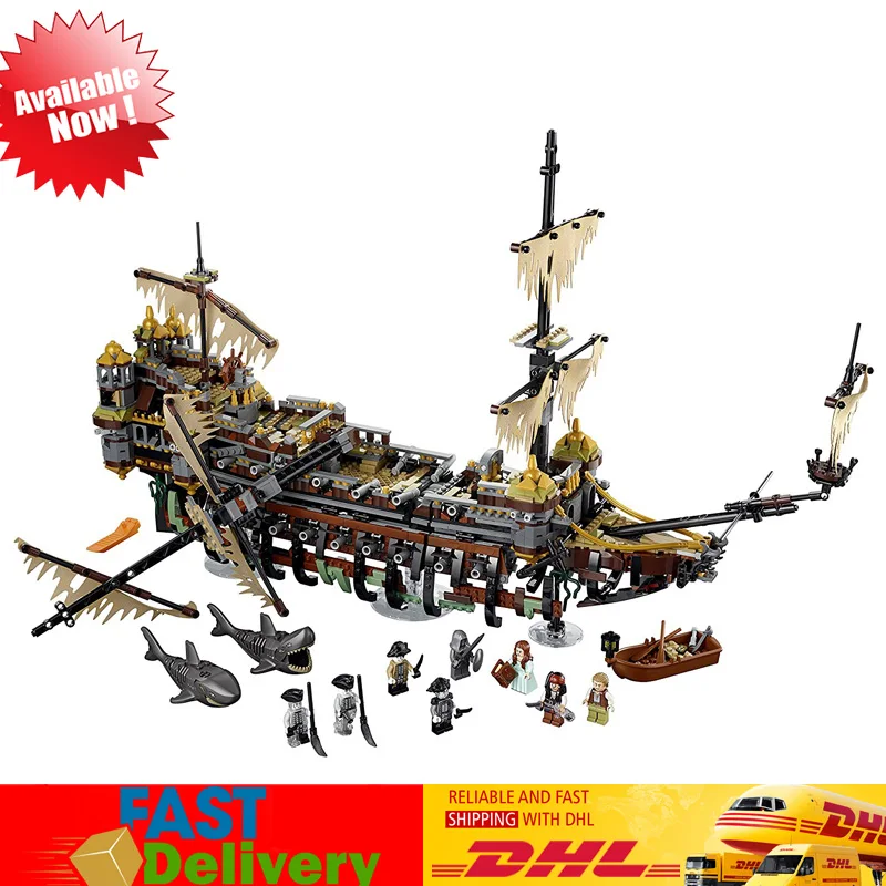 

The Slient Mary Pirate Ship Set Building Blocks Bricks Model Kids Toys Building Compatible LegoINGlys 71042