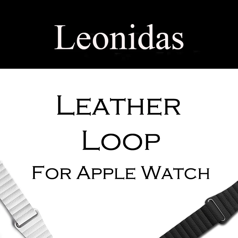 

Leather Loop Watch Strap for Apple Watch Band Magnetic Buckle Closure Watch Band for Apple Watch Bands 38mm And 42mm